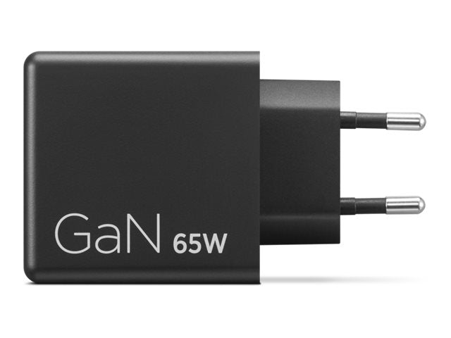 LENOVO Dual USB-C 65W GaN Charger Black EU - Anschlüsse