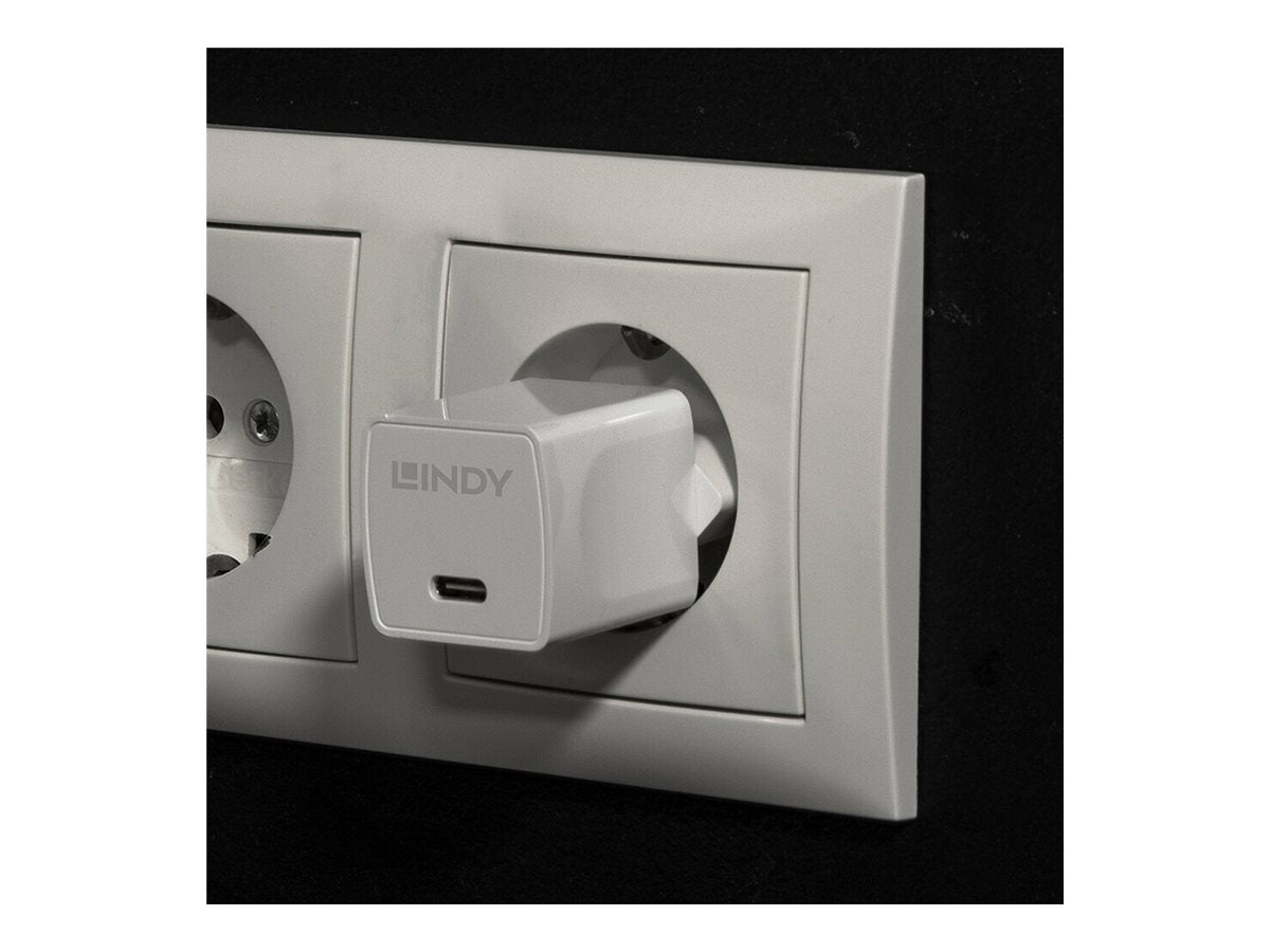 LINDY 20W Typ C PD Charger Verpackung