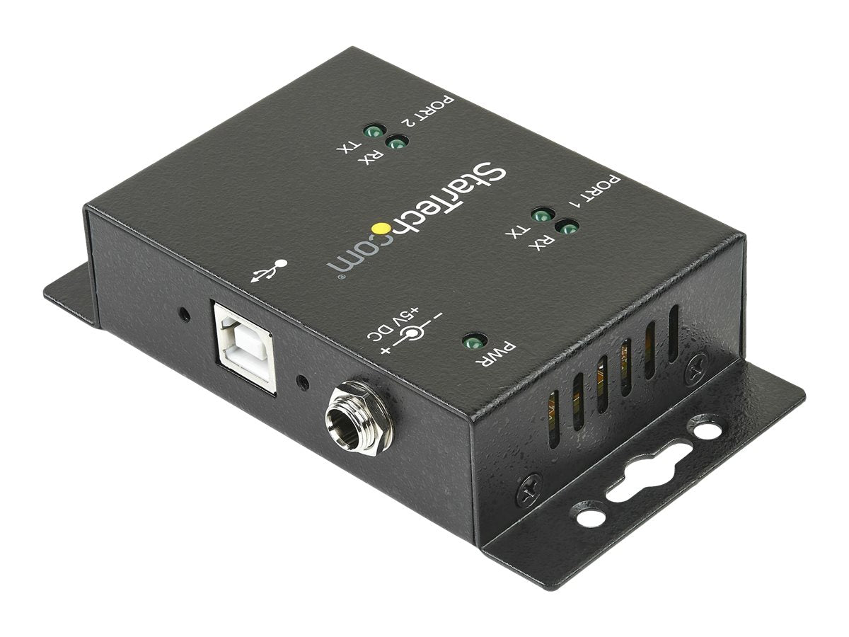STARTECH.COM 2 Port USB auf Seriell RS232 Adapter Vorderansicht
