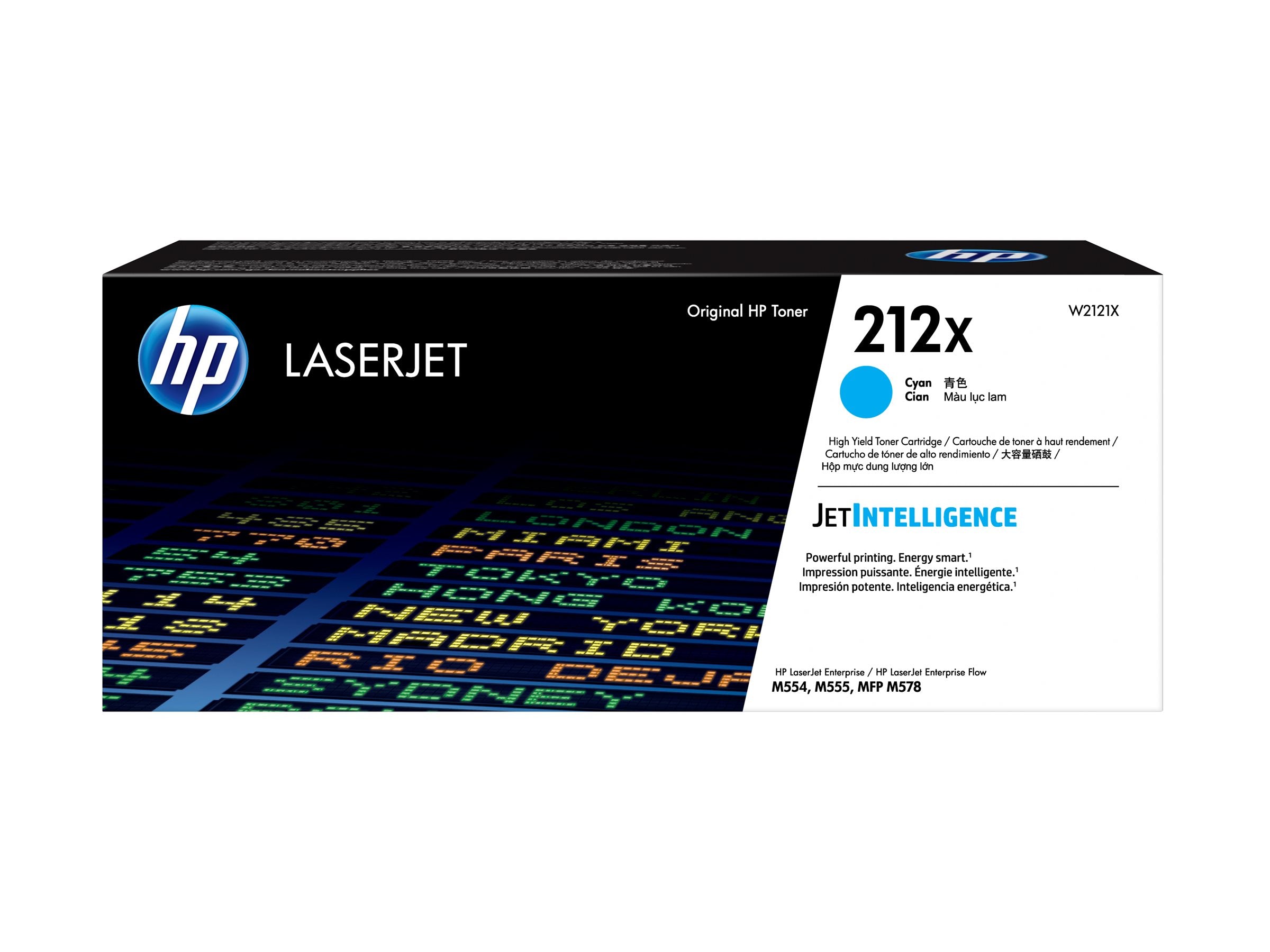 HP 212X High Yield Cyan Toner Cartridge Vorderansicht