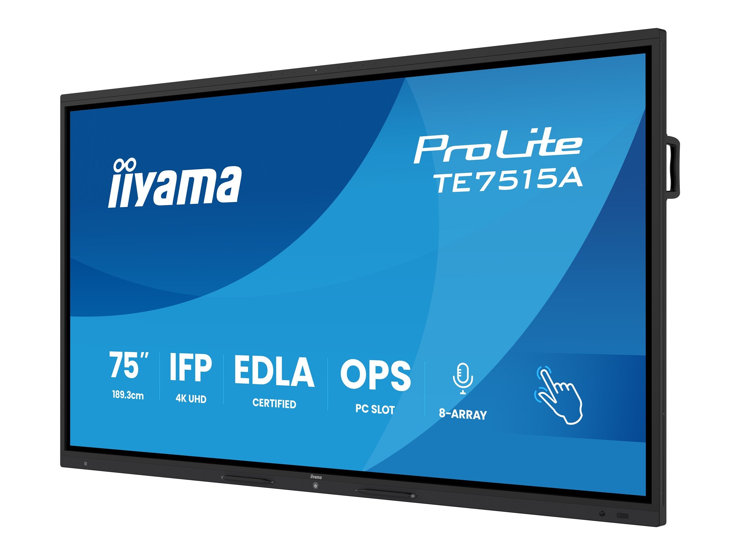 IIYAMA TE7515A-B2AG 75 Zoll LCD-Display Vorderansicht