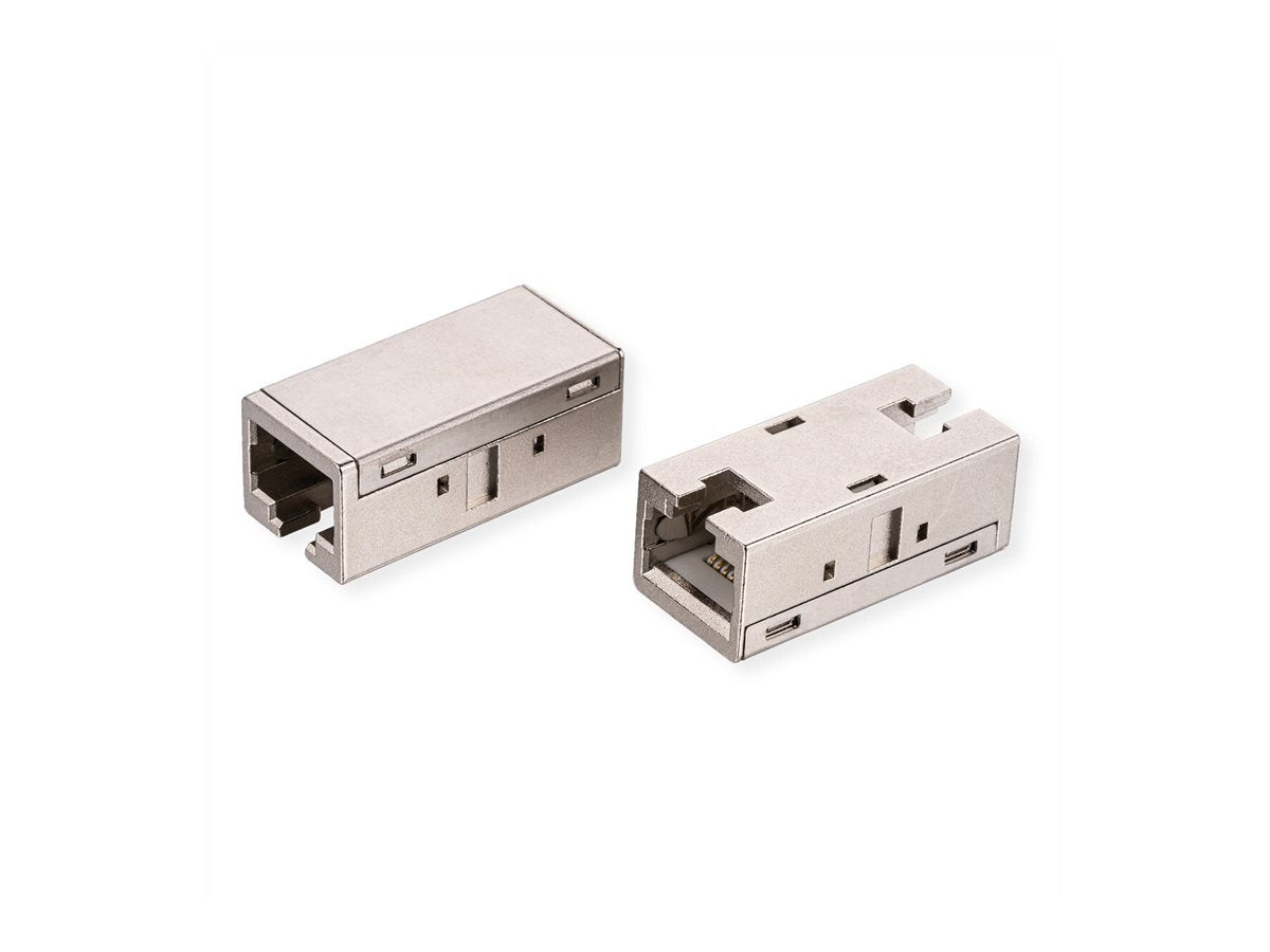 ROLINE RJ-45 Kupplung geschirmt Kat.6A Class EA Metallgehäuse Verpackung