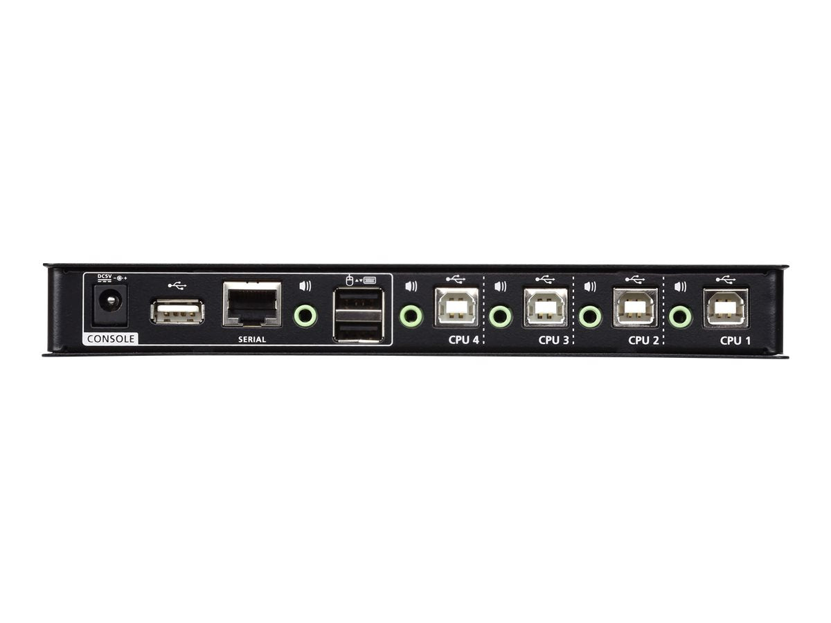 ATEN CS724KM 4-Port USB Boundless KM Switch Rückansicht