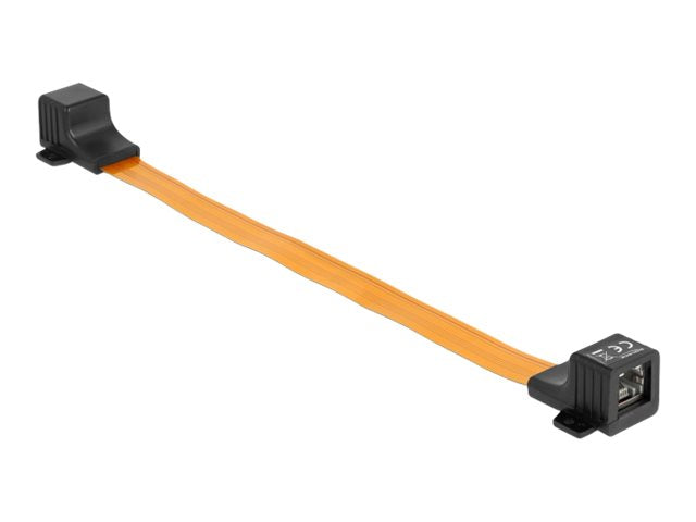DELOCK RJ45 FPC Fensterdurchführung Vorderansicht