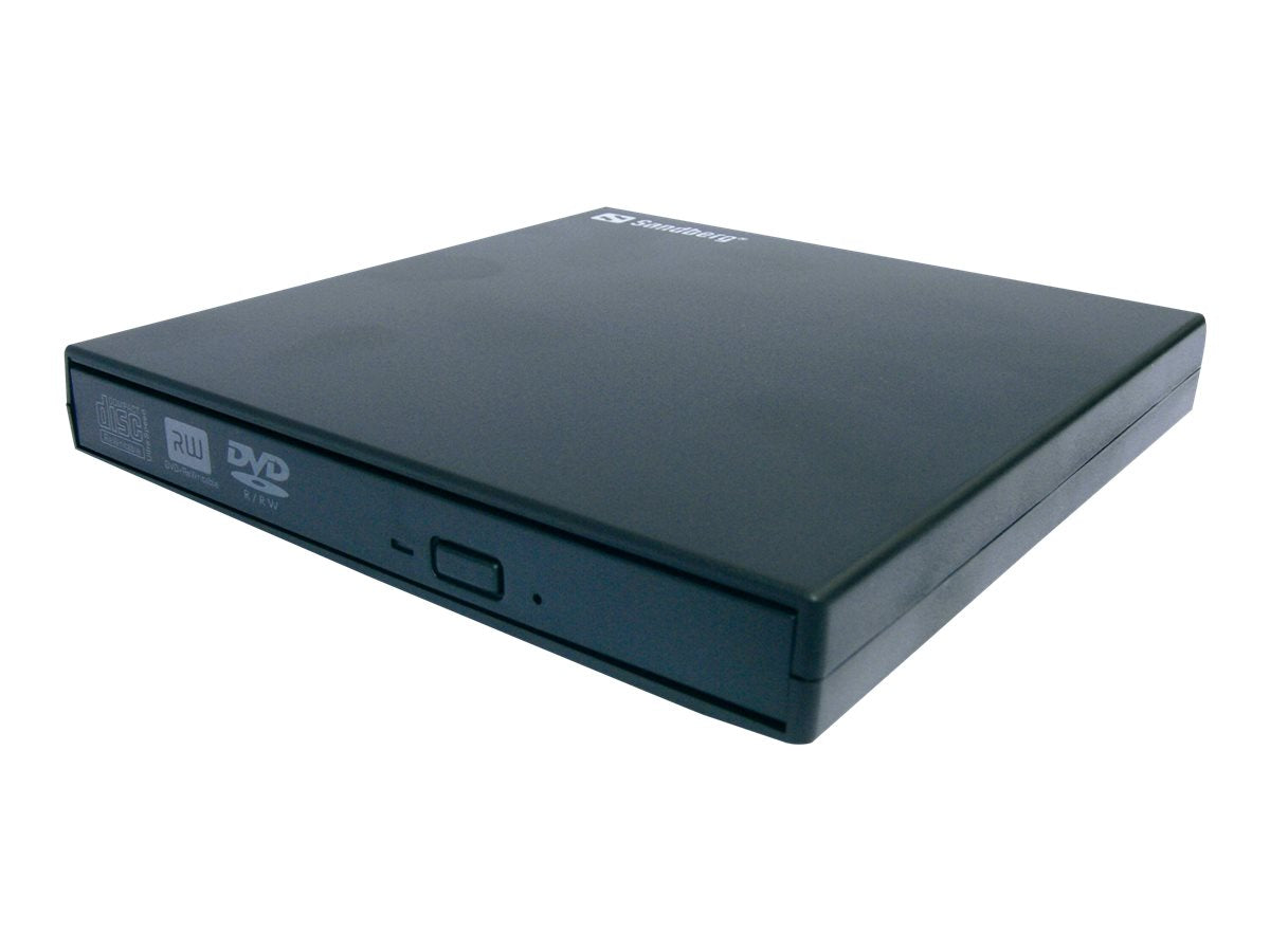 SANDBERG USB Mini DVD Brenner extern - Vorderansicht