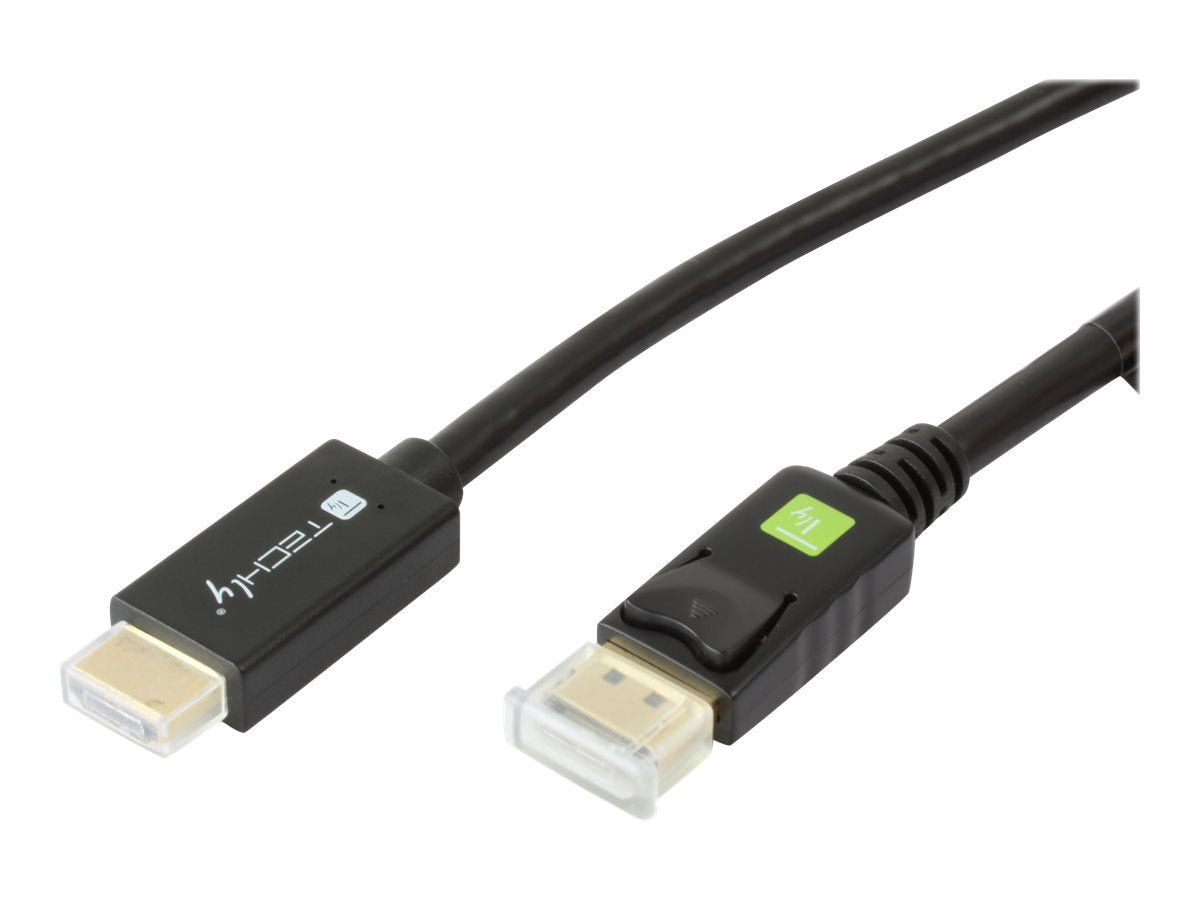 EFB TECHLY Konverterkabel DisplayPort 1.2 auf HDMI schwarz 1m - Detailansicht