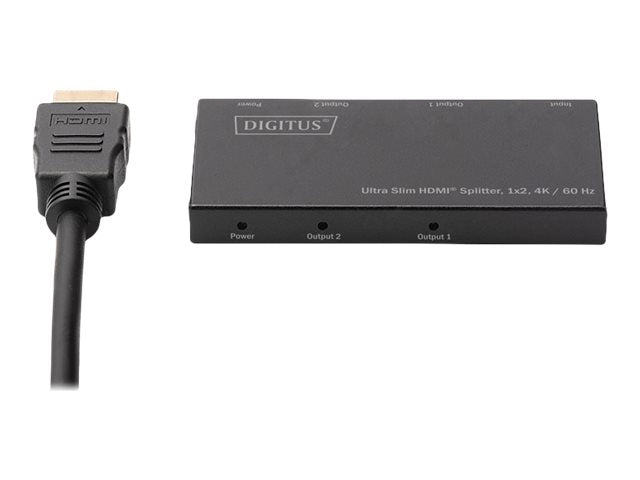 DIGITUS DS-45322 Ultra Slim HDMI Splitter Anschlüsse