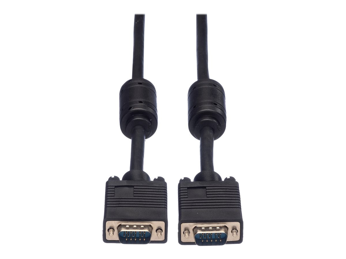 ROLINE VGA-Kabel HD15 ST - ST mit Ferritkern 6m Vorderansicht