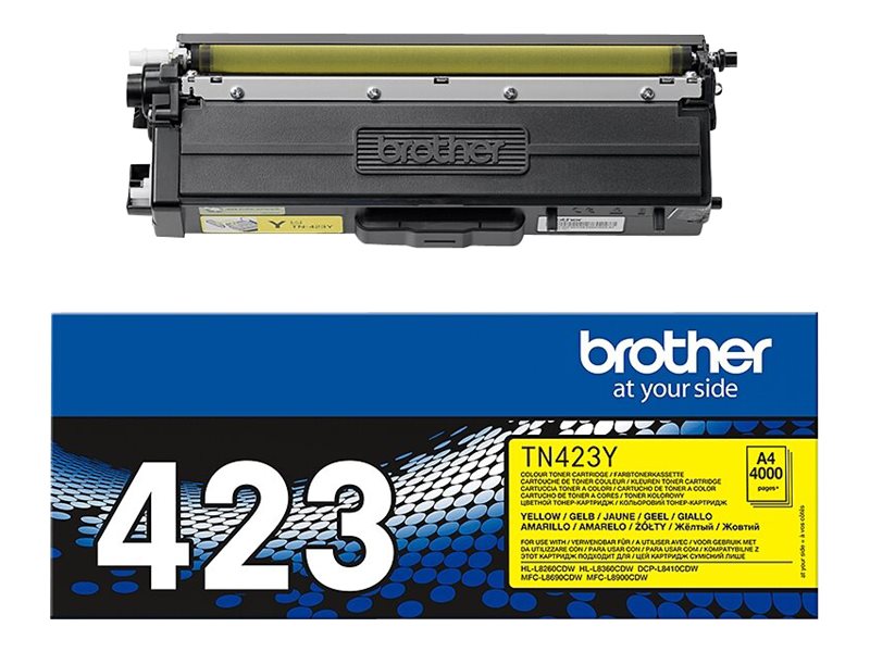 BROTHER TN-423Y Tonerkassette Gelb Detailansicht
