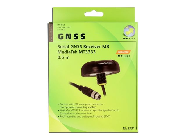 NAVILOCK NL-3331m8 Seriell multi GNSS Empfänger Vorderansicht