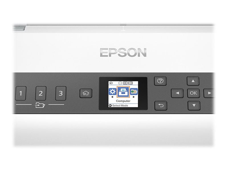 EPSON WorkForce DS-730N business scanner mit geöffnetem Dokumenteneinzug