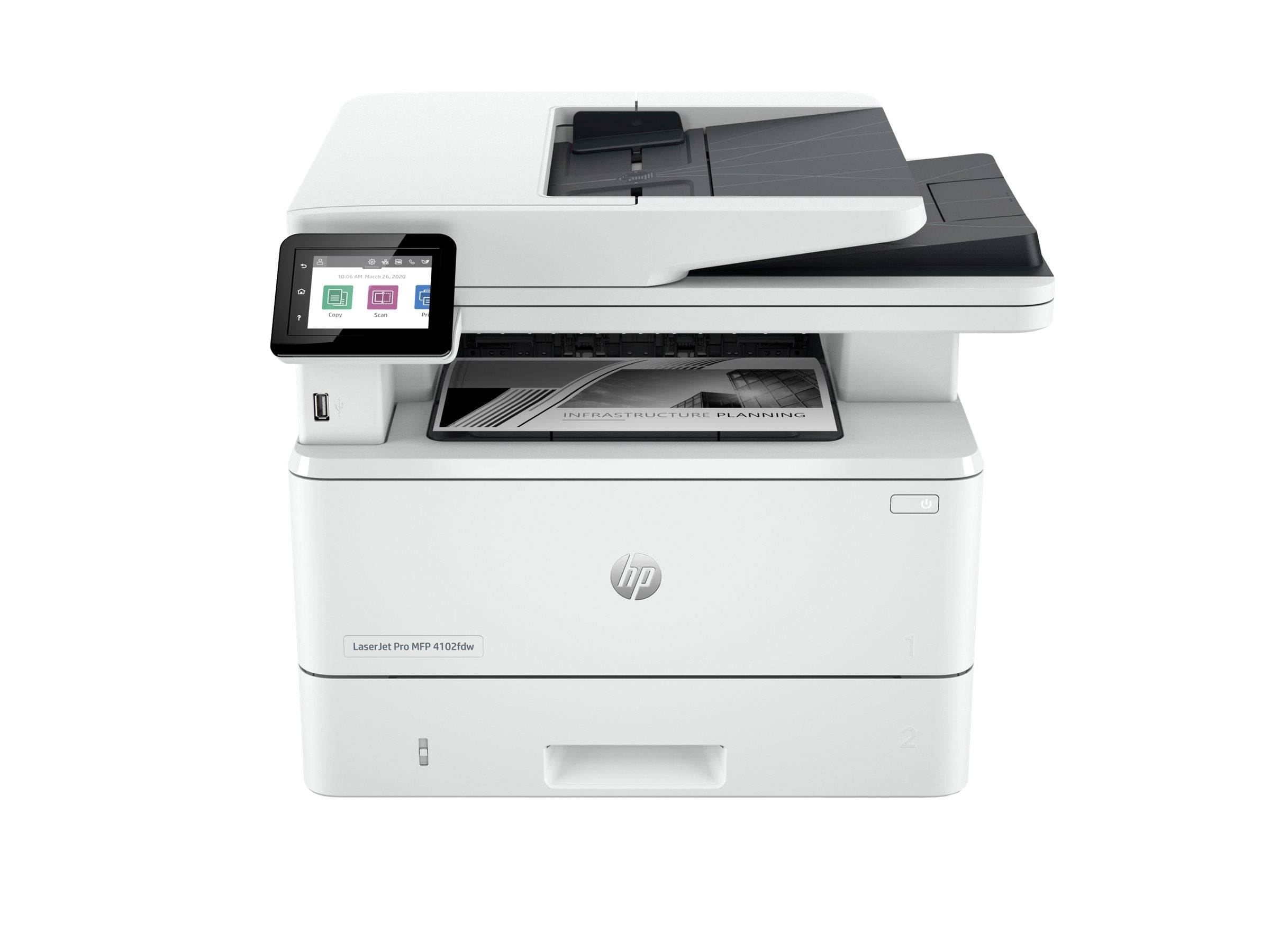 HP LaserJet Pro MFP 4102dw Vorderansicht