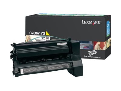 LEXMARK C782, X782e Toner gelb Vorderansicht