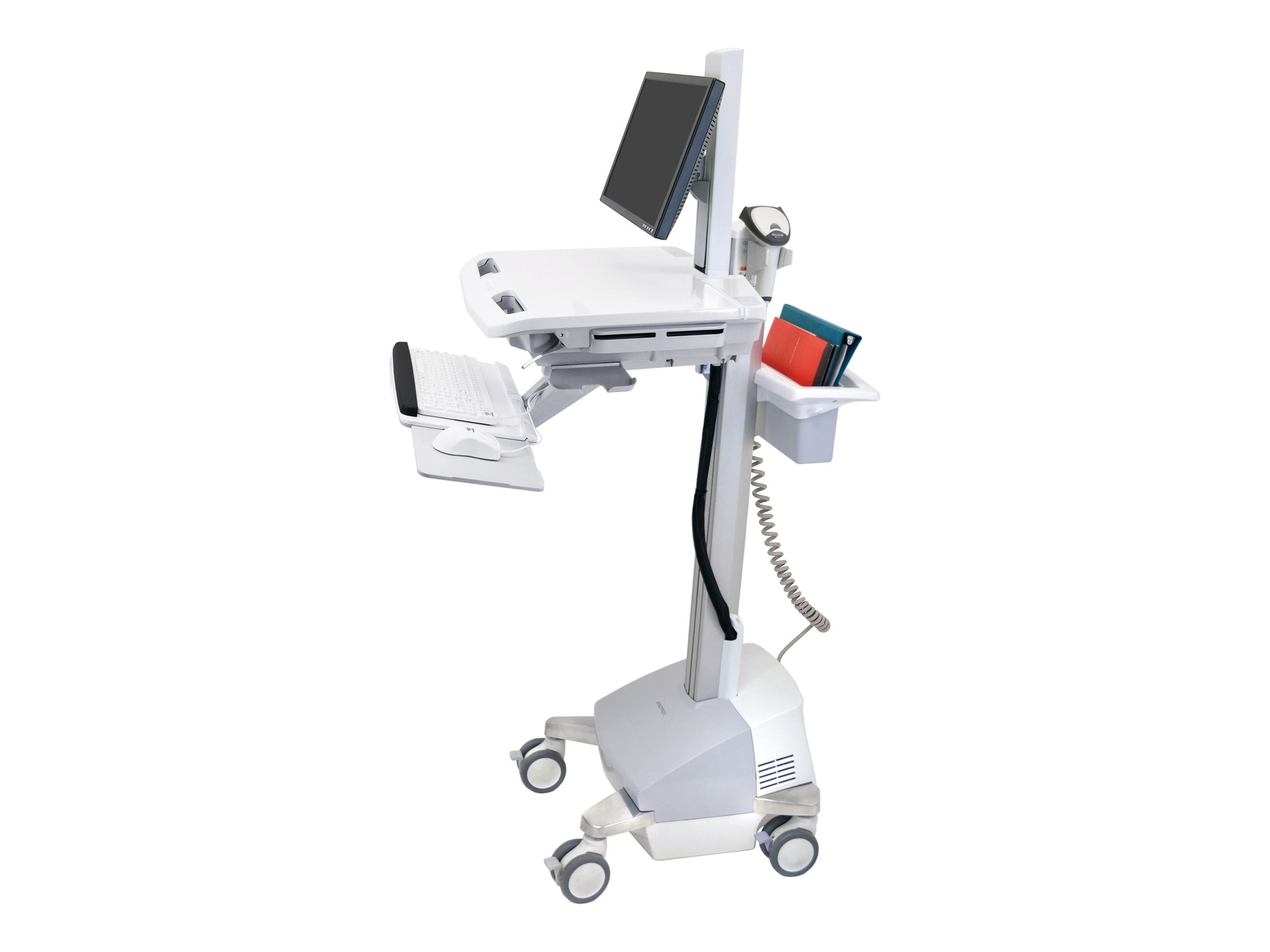ERGOTRON StyleView Fahrwagen mit LCD-Gelenk mit Stromversorgung SLA SLA 230V50Hz 66Ah 2x 12V DC 33Ah EU LCD bis 61cm 24Zoll