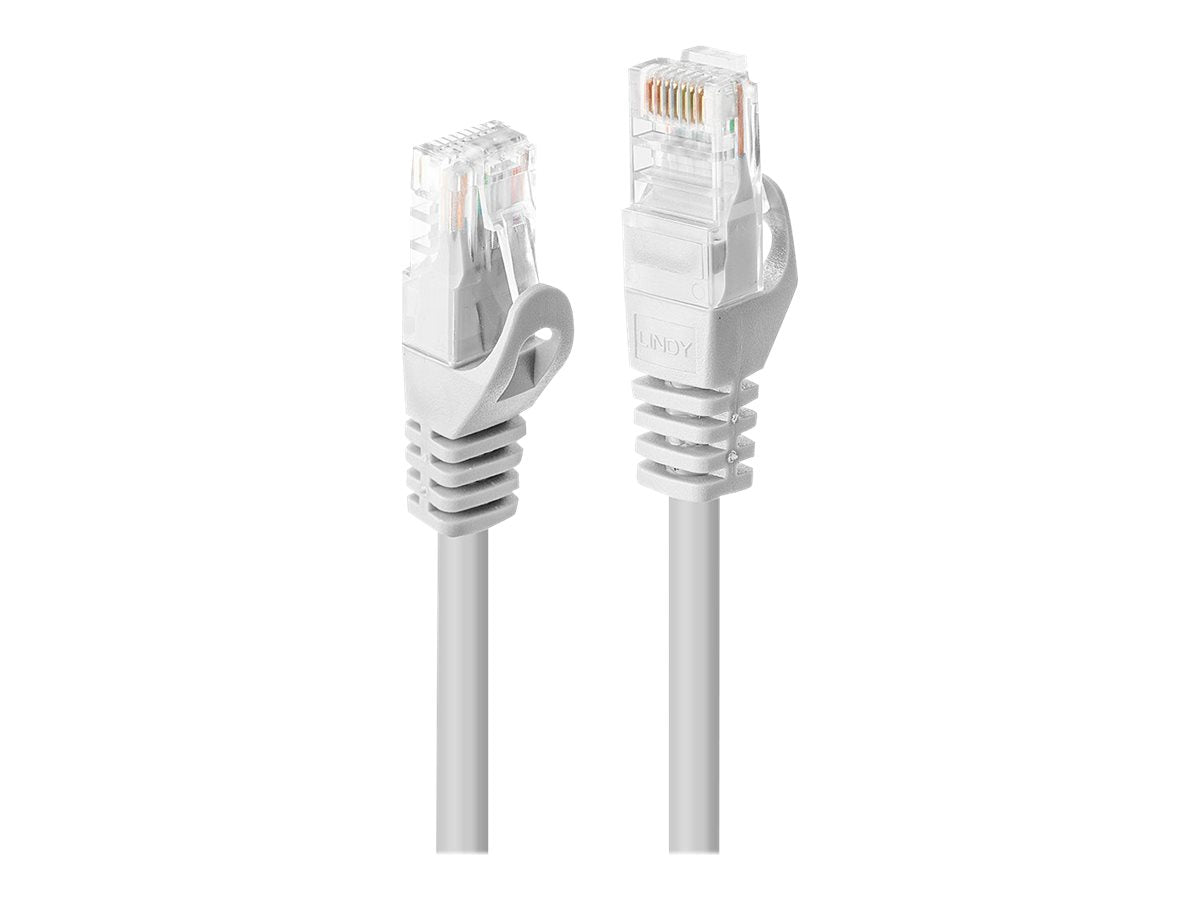 LINDY Basic Cat.6 U/UTP Kabel, weiss, 3m - Vorderansicht