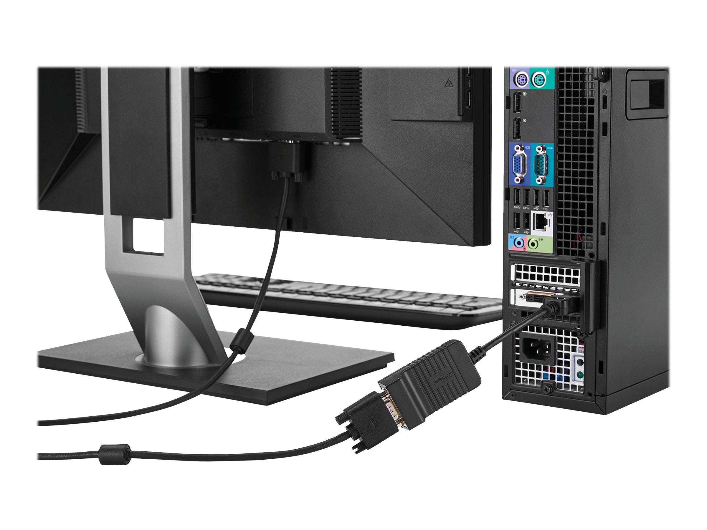 STARTECH.COM DisplayPort auf VGA Video Adapter DP2VGA Anschlussansicht