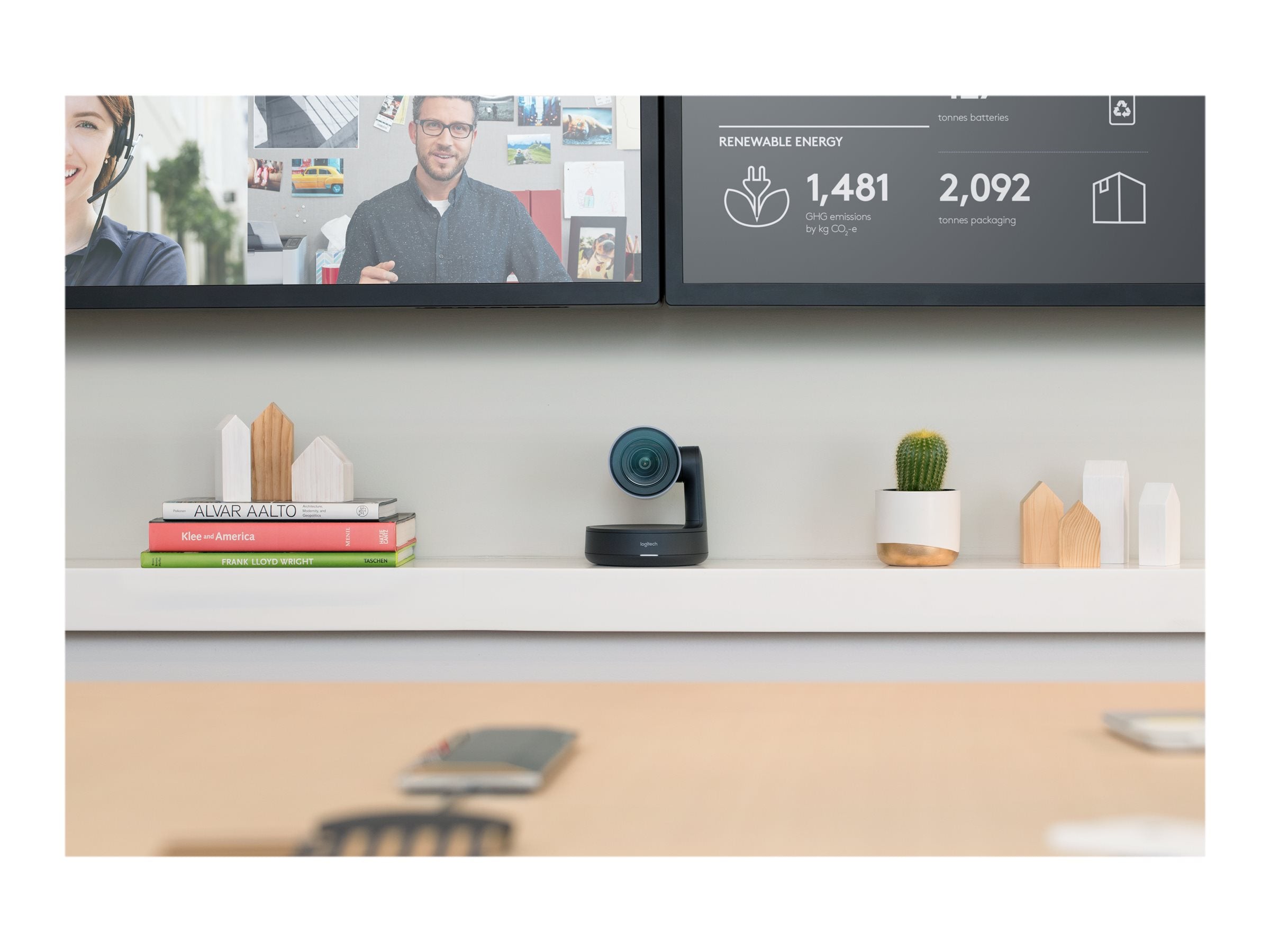 LOGITECH Rally Konferenzkamera PTZ Seitenansicht