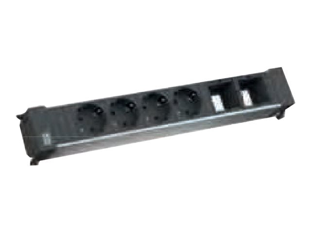 BACHMANN POWER FRAME Large 4x Schutzkontakt 2x ABD - Vorderansicht