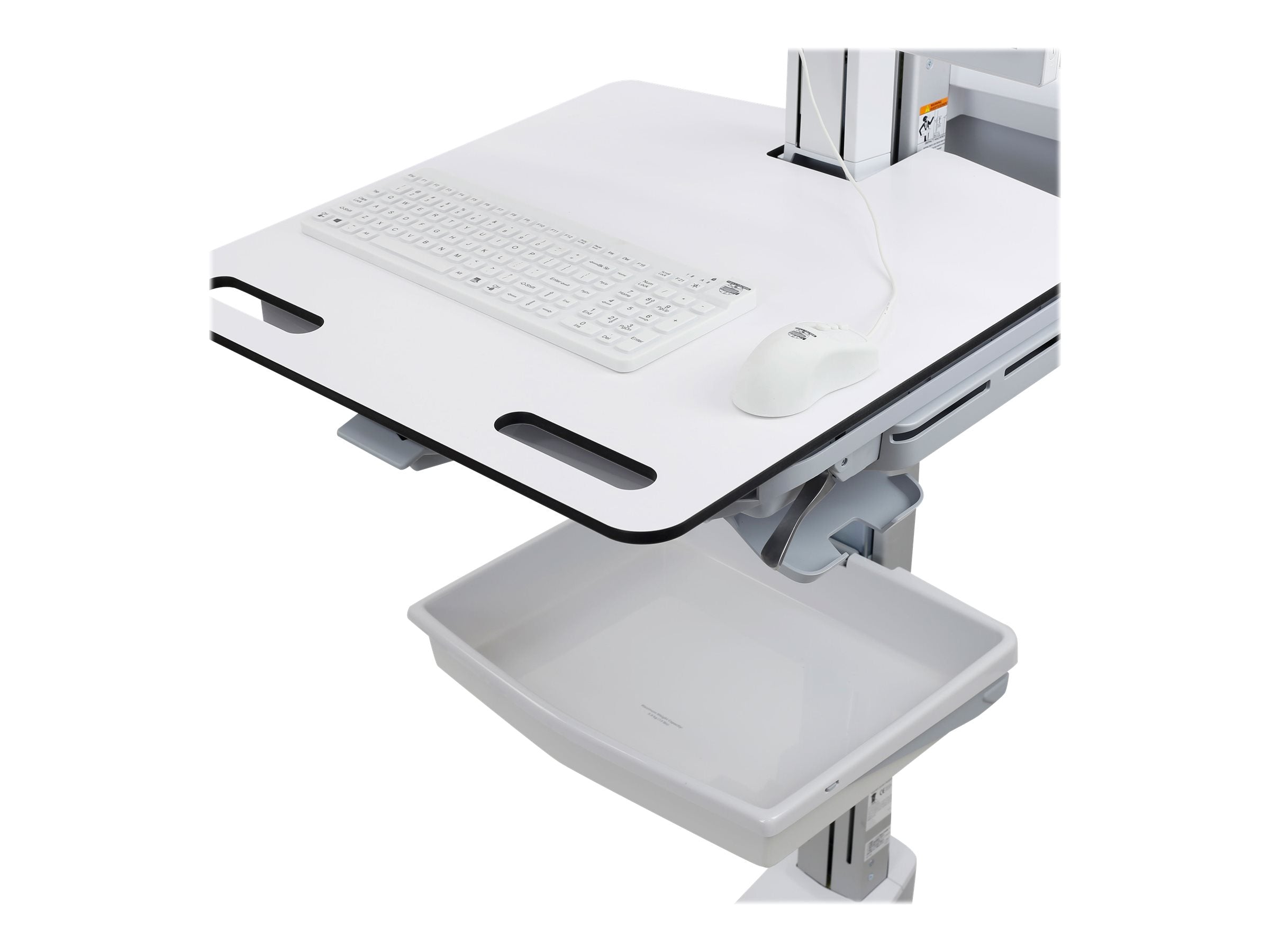 ERGOTRON StyleView-Wagen Detailansicht der Arbeitsfläche