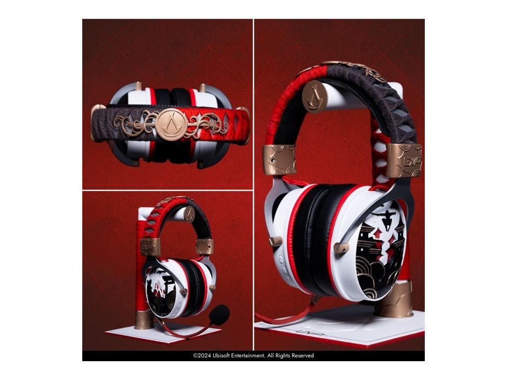 LEXIP X UBISOFT Assassins Creed Shadows ASSASSIN Box PC Game Headset Controller Verpackung