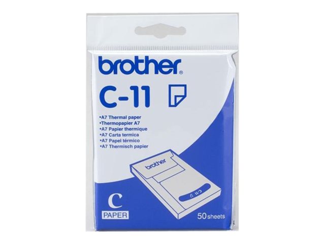 BROTHER C11 Thermopapier A7 MW100 Verpackung