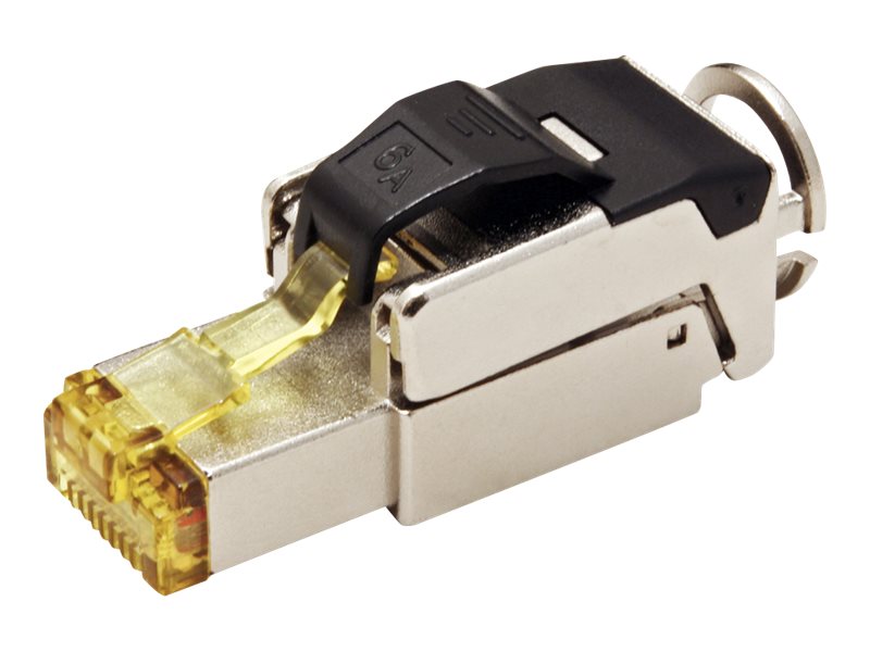 ROLINE feldkonfektionierbarer RJ-45 Stecker Kat.6A Class EA STP Detailansicht