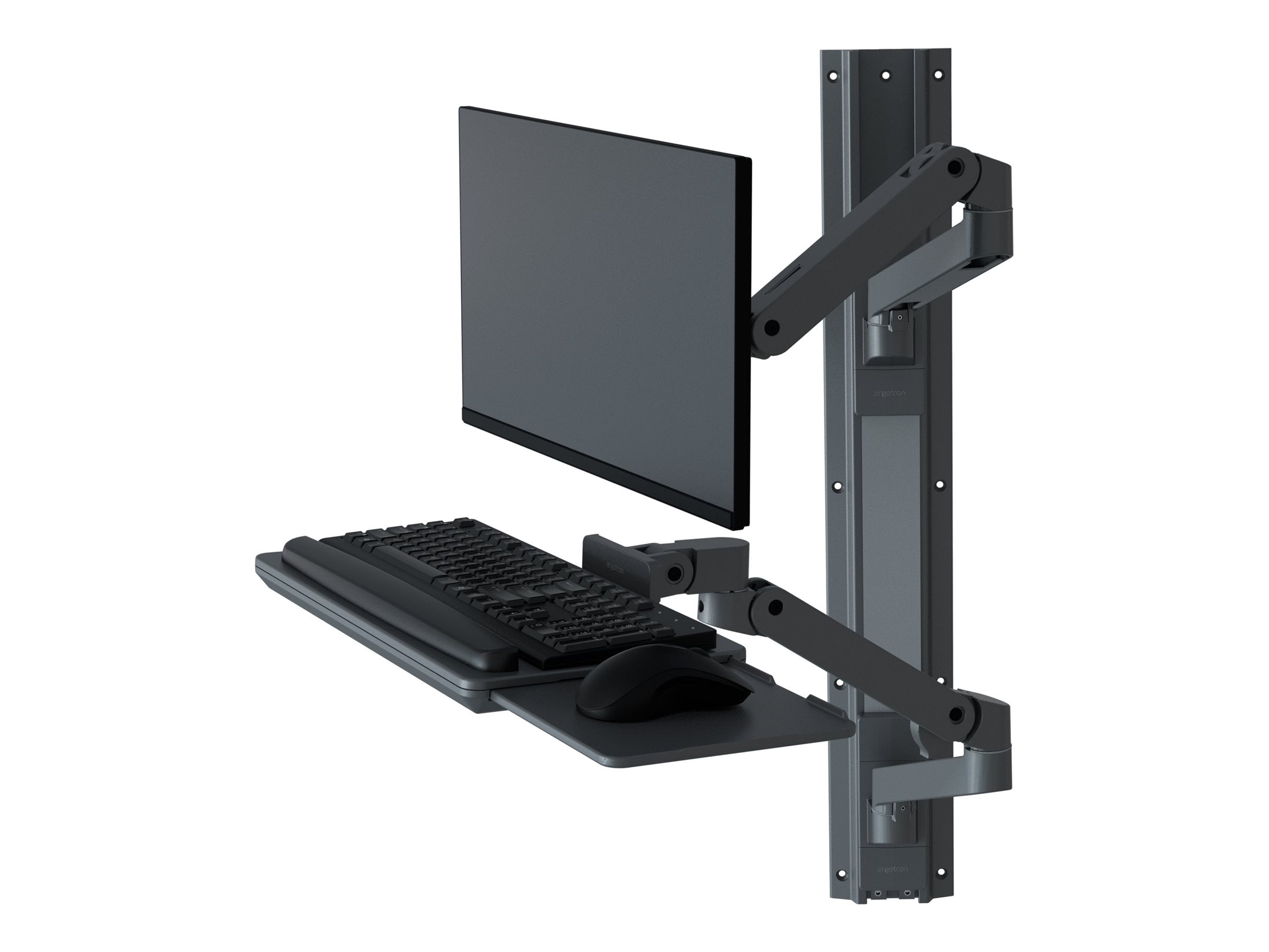 ERGOTRON LX Pro System Wandarbeitsplatz Constant Force Technologie Grau