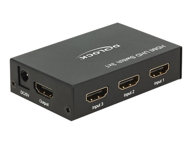 DELOCK Switch HDMI 3 in > 1 out HDMI 4K UHD - Verpackung