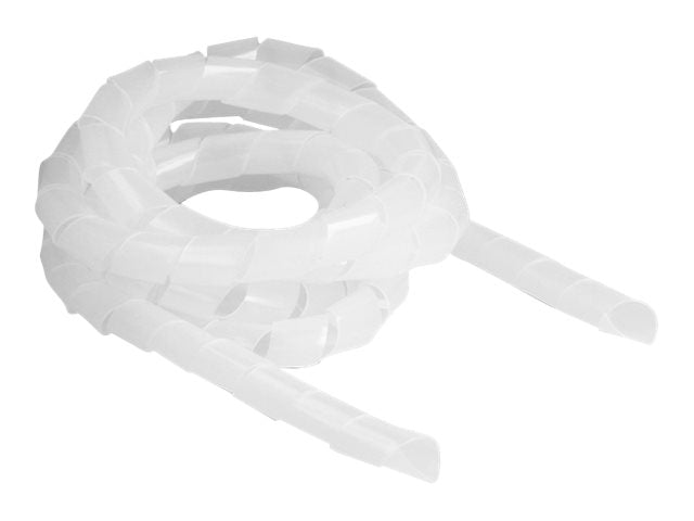 DELOCK Spiralschlauch flexibel 2m x16mm transparent - Vorderansicht