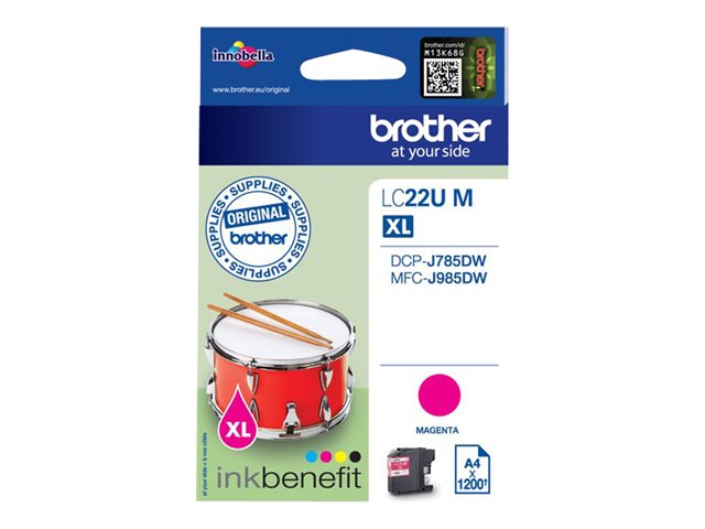 BROTHER LC-22UM Tintenpatrone magenta Detailansicht