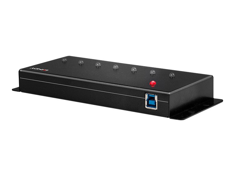 LINDY USB 3.0 Industrie Hub 7 Port - Detailansicht