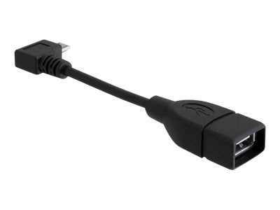 DELOCK Kabel USB micro-B St 90 Grad gewinkelt - Vorderansicht