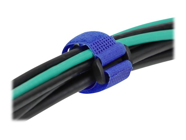 DELOCK Klett-Kabelbinder blau Detailansicht