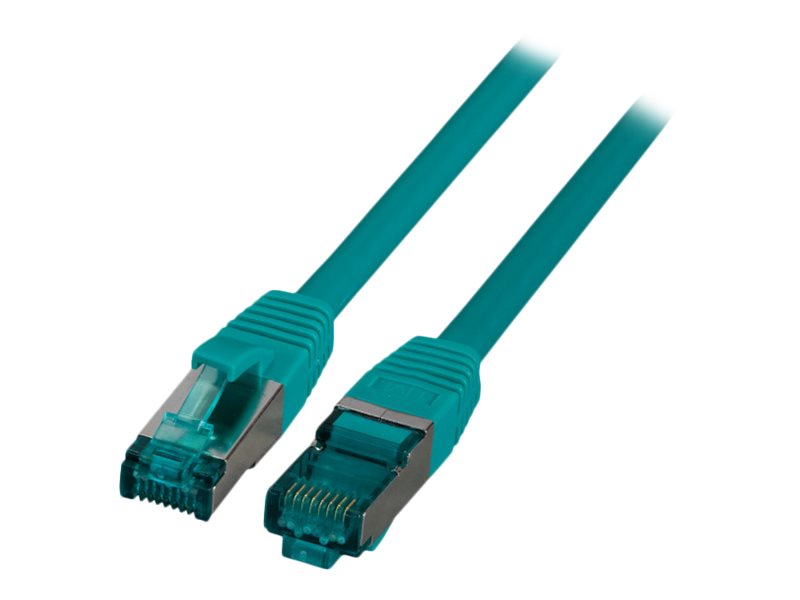EFB RJ45 Patchkabel S/FTP Cat6A LSZH Grün 3m - Vorderansicht