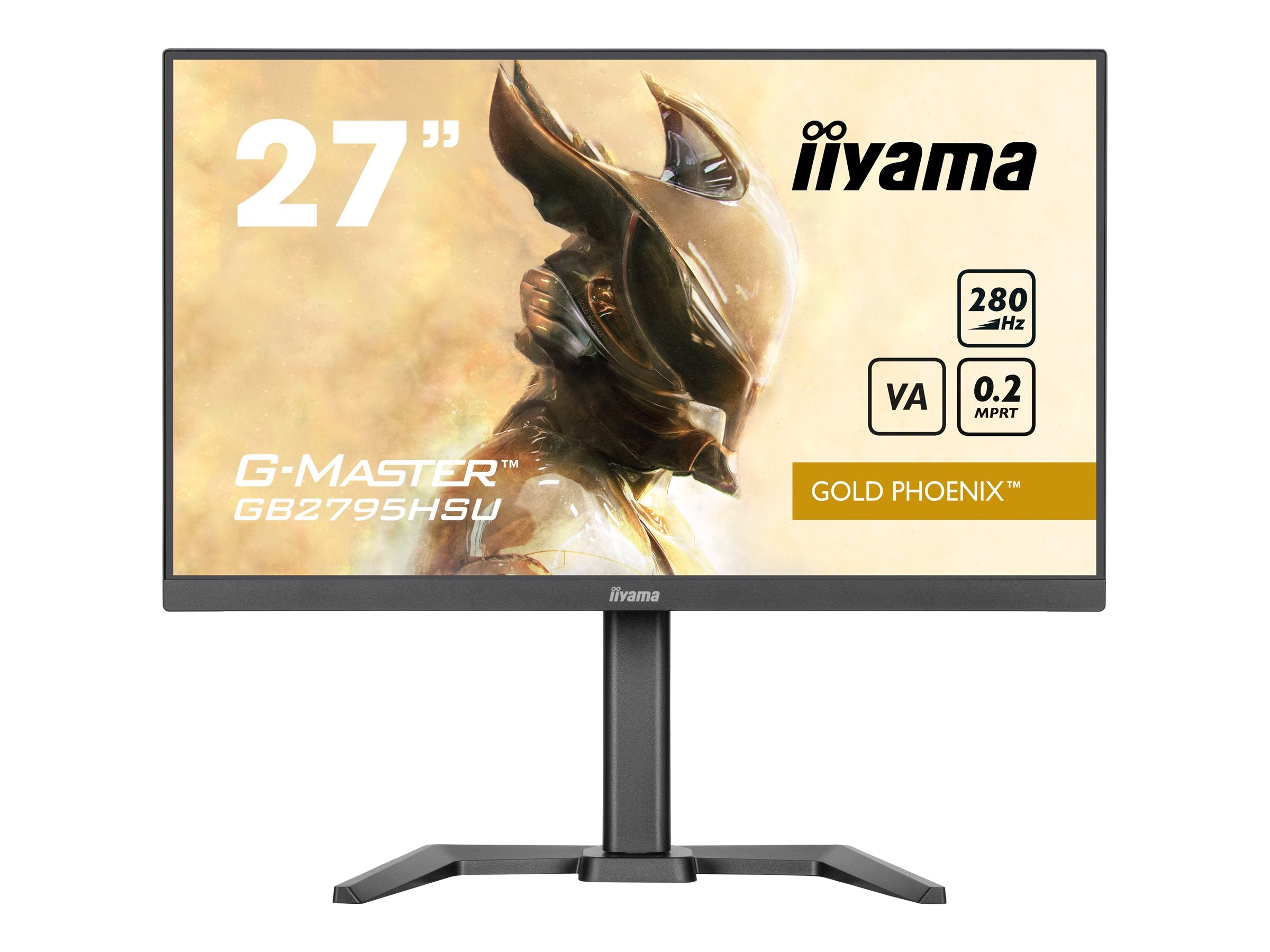 IIYAMA GB2795HSU-B1 G-Master Gold Phoenix Monitor Seitenansicht