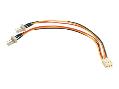 Vorderansicht des STARTECH.COM TX3SPLITTER Netzsplitters für Lüfter