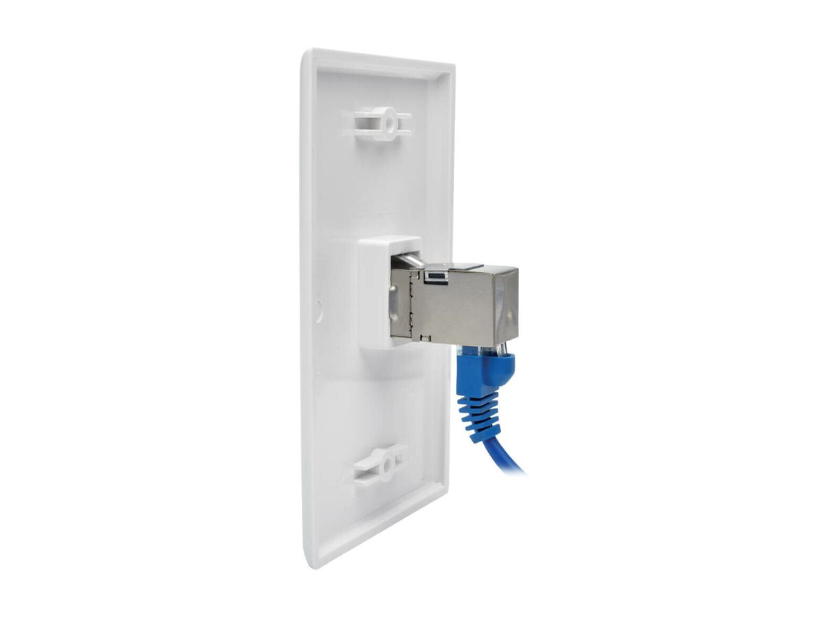 EATON TRIPPLITE Cat6 Straight Through Modular Shielded In Line Coupler RJ45 F/F Installation