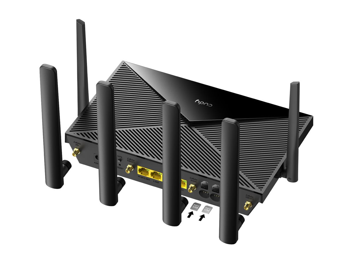 CUDY LT700 AC1200 Wi-Fi 4G Router in Nutzung