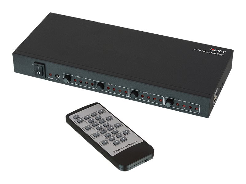 LINDY HDMI 4K UHD 4x4 Matrix Detailansicht
