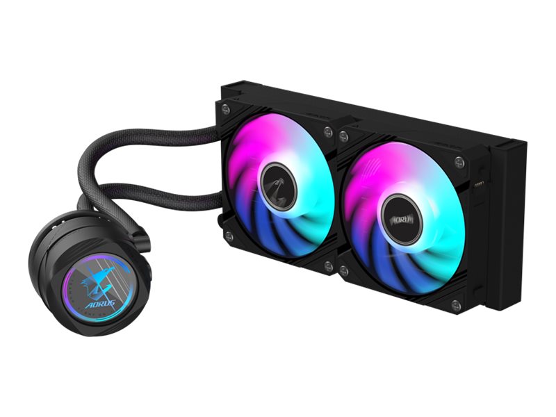 GIGABYTE AORUS WATERFORCE II 240 AIO Liquid CPU Cooler - Vorderansicht