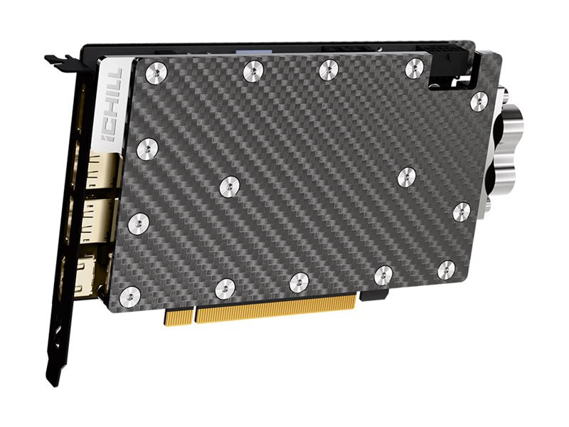 INNO3D GeForce RTX 5080 iChill FROSTBITE PRO Grafikkarte Detailansicht