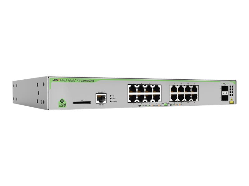 ALLIED TELESIS AT-GS970M/18-50 Switch Vorderansicht