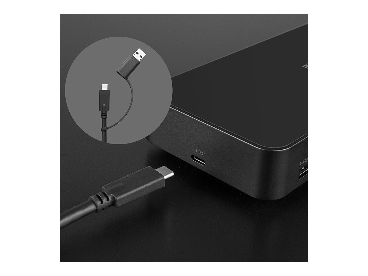 LINDY DST-Pro Universal Docking Station Hybrid - Vorderansicht