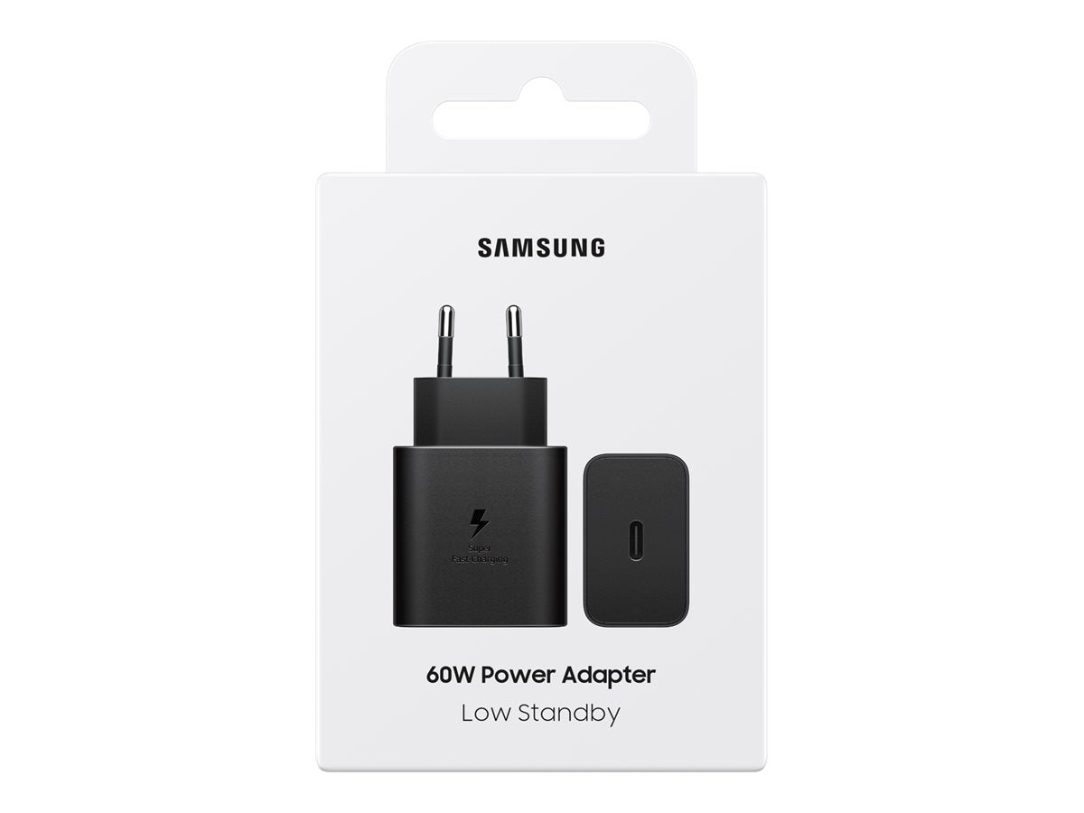 SAMSUNG Schnellladeadapter 60W USB-C ohne Kabel - Detailansicht
