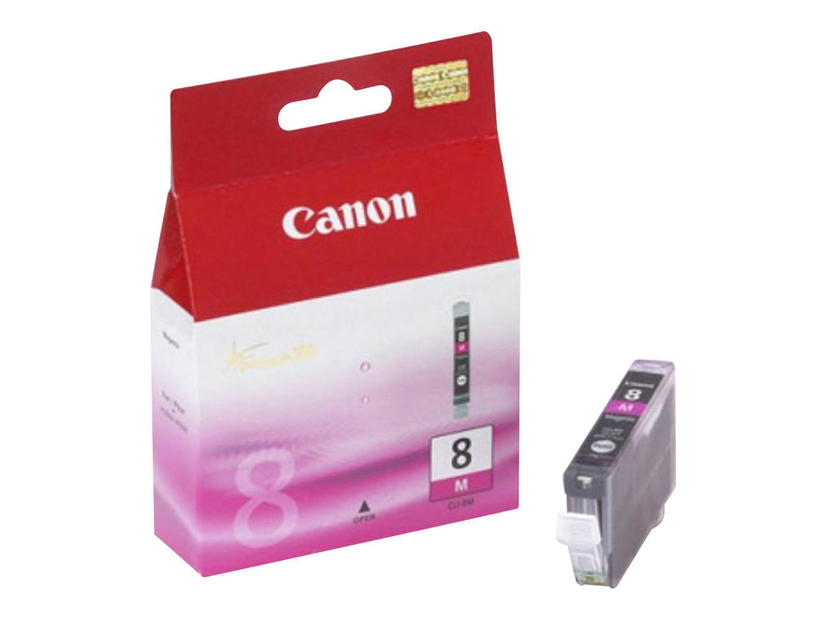 Vorderansicht der CANON CLI-8M Tinte magenta 13ml