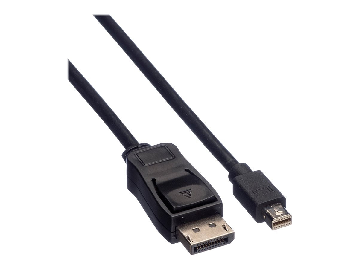 VALUE DisplayPort Kabel DP ST - Mini DP ST schwarz 1,5m Verpackung