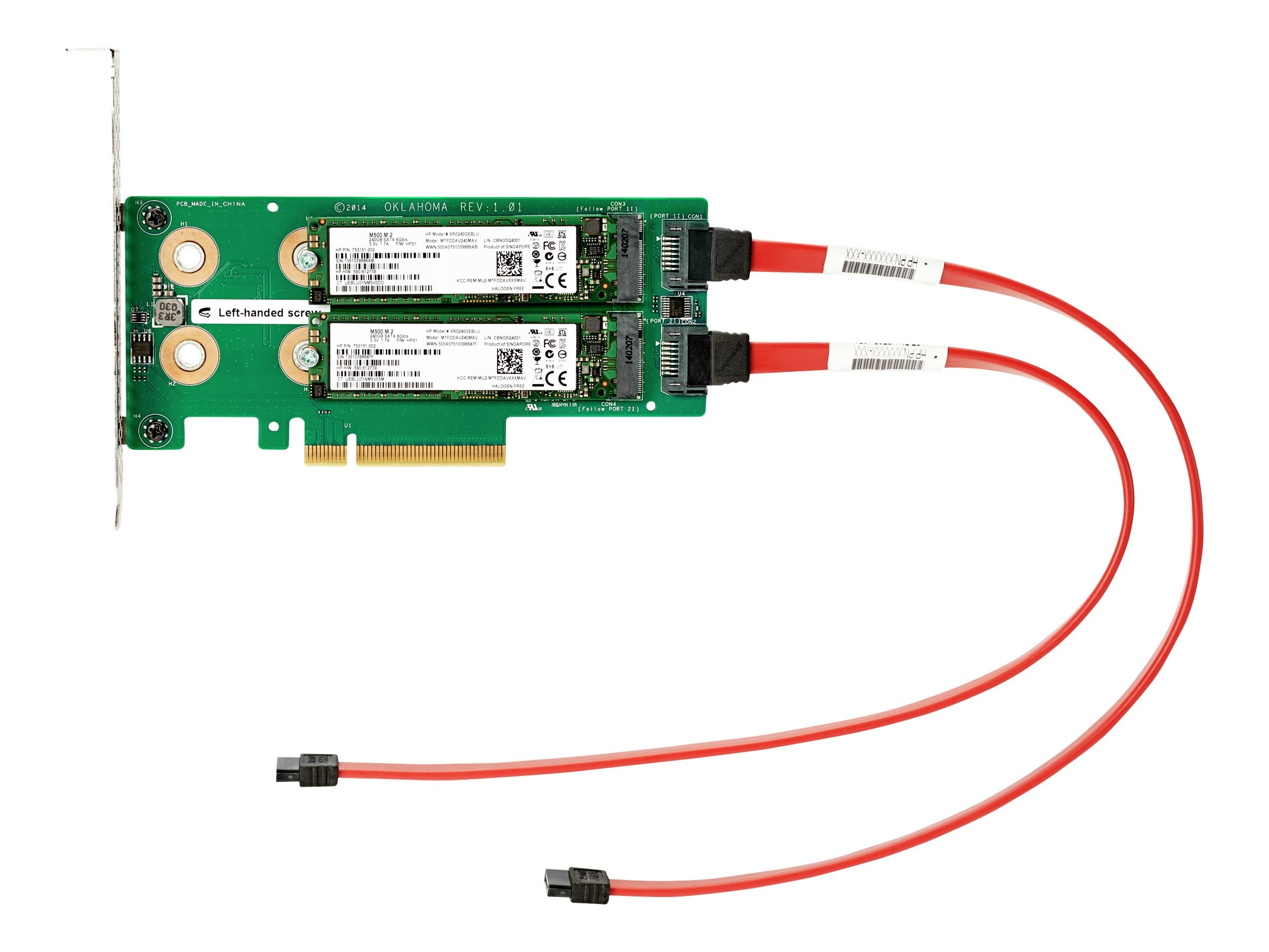 HPE Universal SATA HH M.2 Kit - Vorderansicht