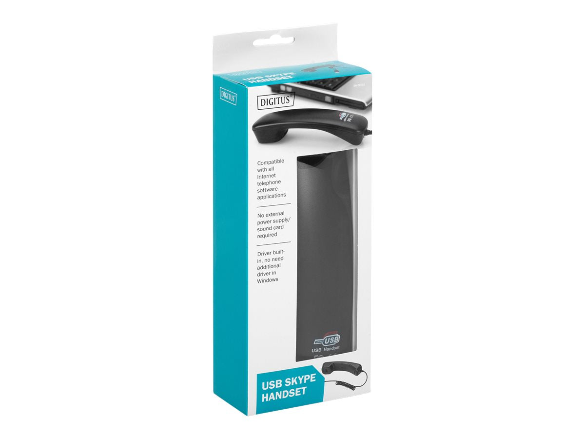 DIGITUS Telefon Hoerer USB DA-70772 Nutzungsszenario