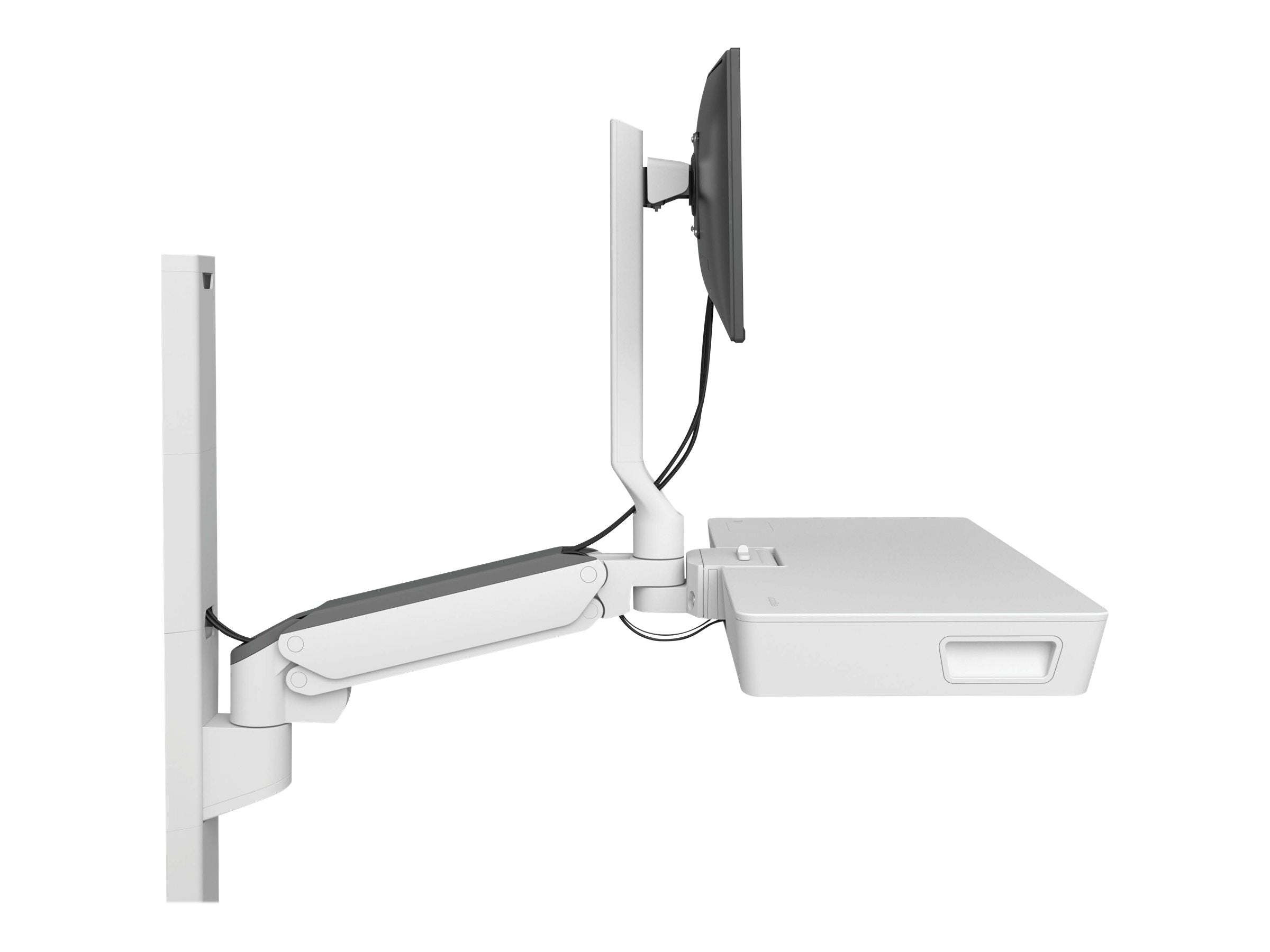 ERGOTRON CareFit Combo System mit Worksurface - Montagekomponenten