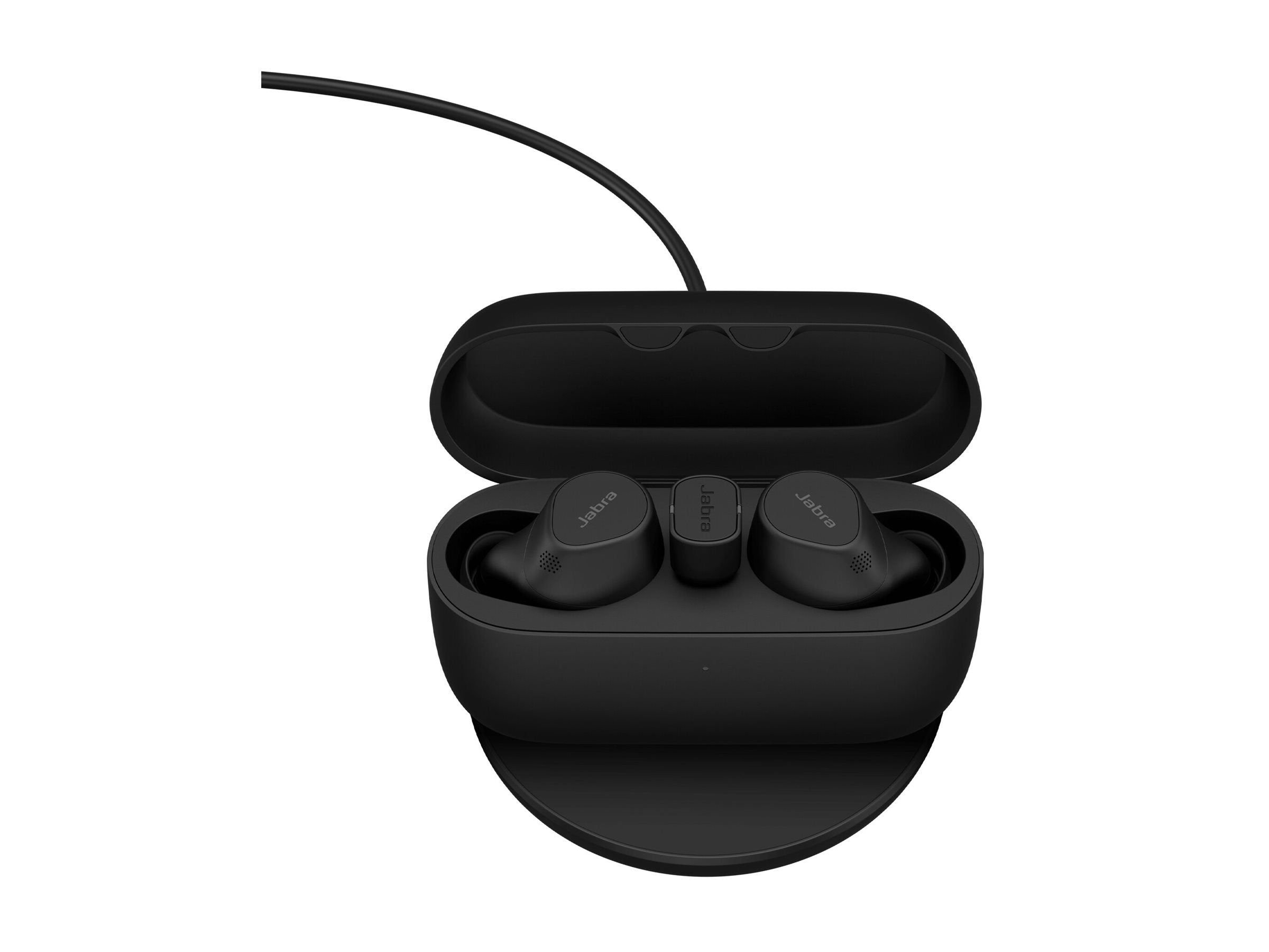 JABRA Evolve2 Buds UC True wireless earphones with mic in-ear Bluetooth active noise cancelling USB-C via BT adapter black Zoom